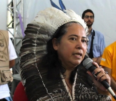 Encontro de Tradições Nativas na Cúpula dos Povos, durante a Rio+20 (jul/12).